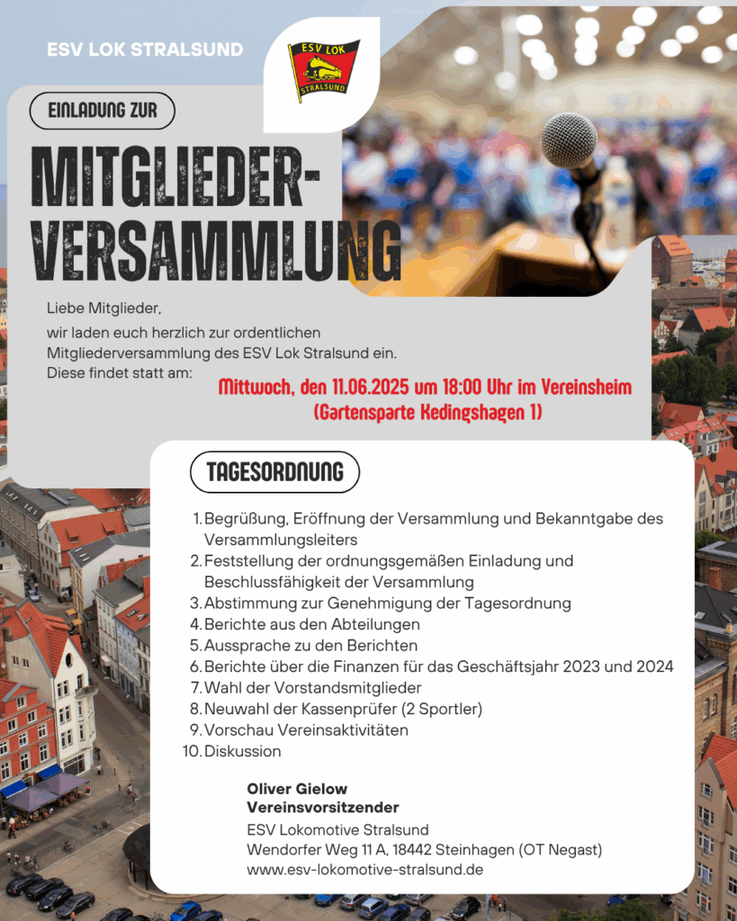 Mitgliederversammlung